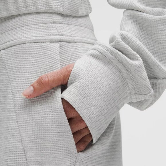 Scuba Mid-Rise Wide-Leg Pant Waffle - Picture 9 of 9